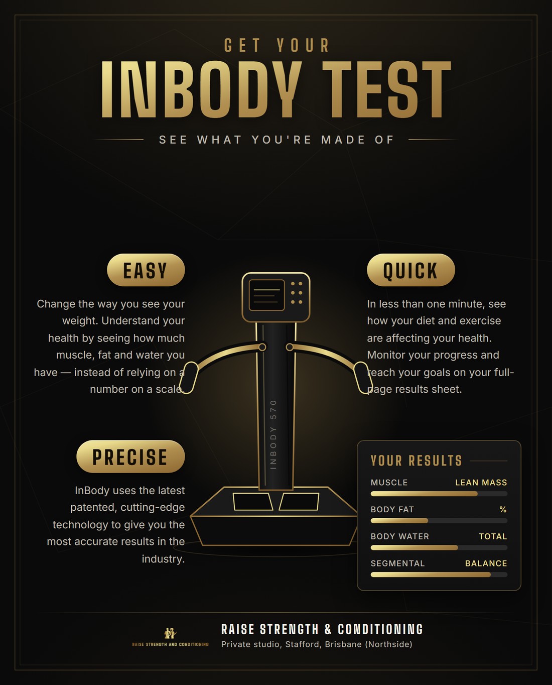 Get your InBody test &mdash; body composition analysis