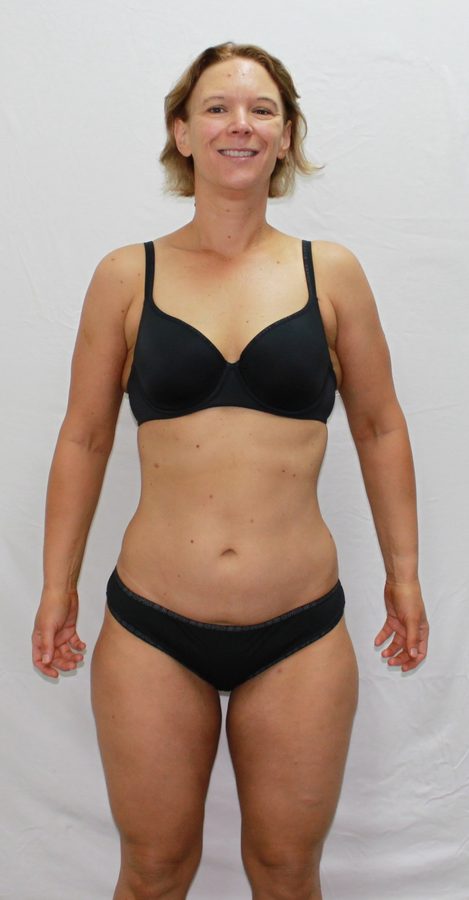 The same client after her transformation