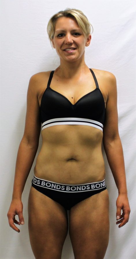The same client after her transformation