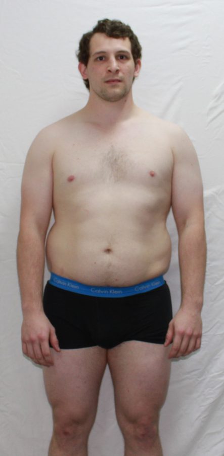 Client before his transformation
